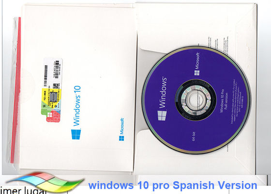 Китай Версия испанского языка систем бита стикера 64 ОЭМ Микрософт Виндовс 10 Про поставщик