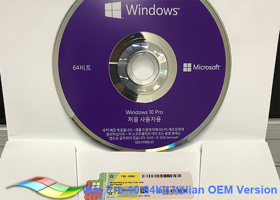 Китай Партнер МС стикера ОЭМ Кореи Виндовс 10 Про/программного обеспечения Микрософт Виндовс поставщик