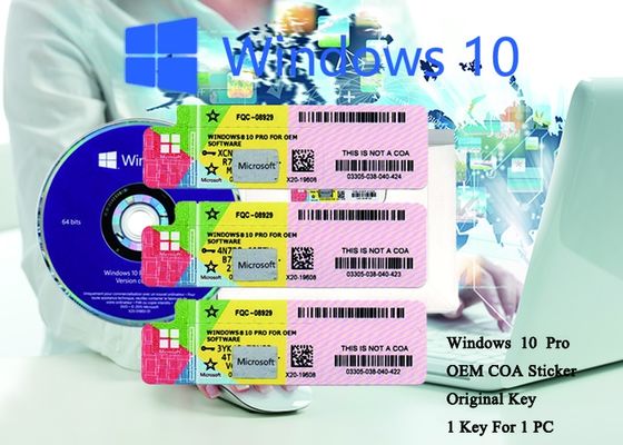 Китай 100% подлинное Виндовс 10 Про систем бита стикера 64 КОА онлайн активирует поставщик